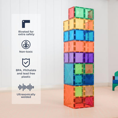 Connetix - Rainbow Square Pack 42pc