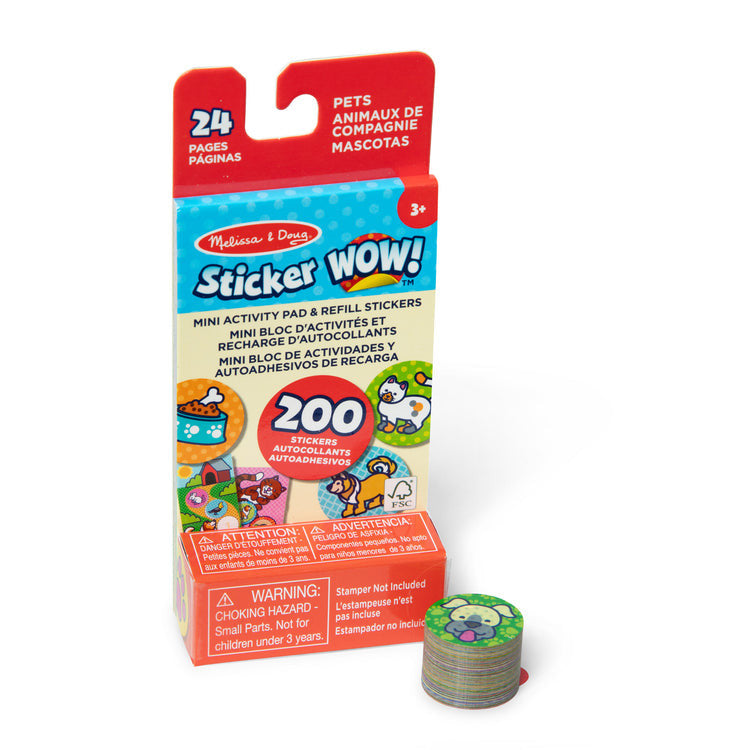 Melissa & Doug - Sticker WOW! Refill Stickers - Pets