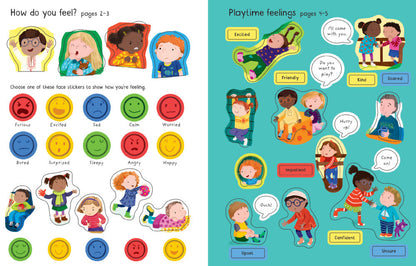 Usborne - First Sticker Book - Feelings