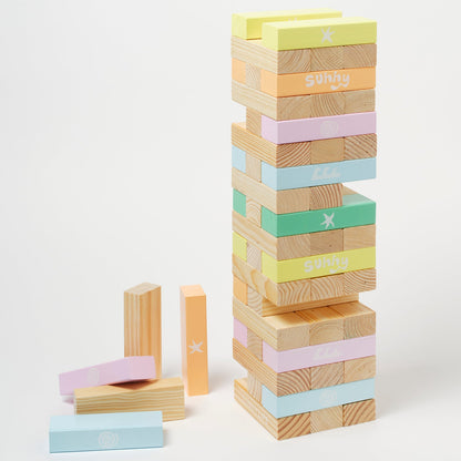 Sunnylife - Giant Jumbling Tower - Pool Side Pastel Gelato