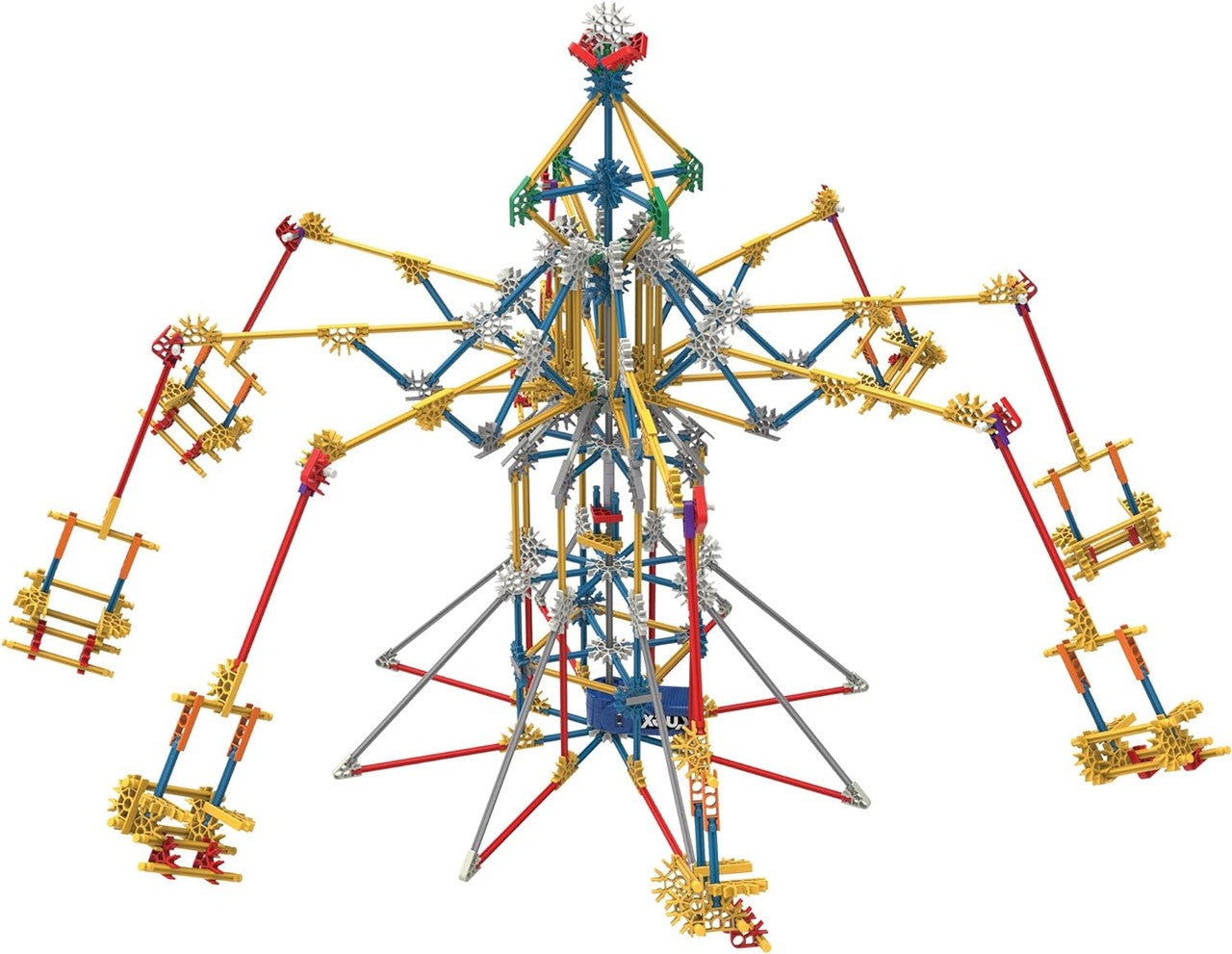 K'Nex - 3-In-1 Amusement Park 744 Pieces, 3Builds