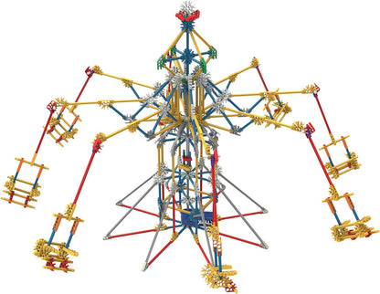 K'Nex - 3-In-1 Amusement Park 744 Pieces, 3Builds