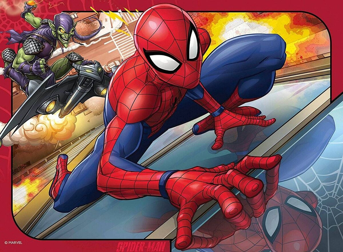 Ravensburger  - Marvel Spider-Man 4 In A Box Puzzles - 12, 16, 20, 24pc
