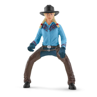 Schleich - Cowgirl Team Roping Fun 42577