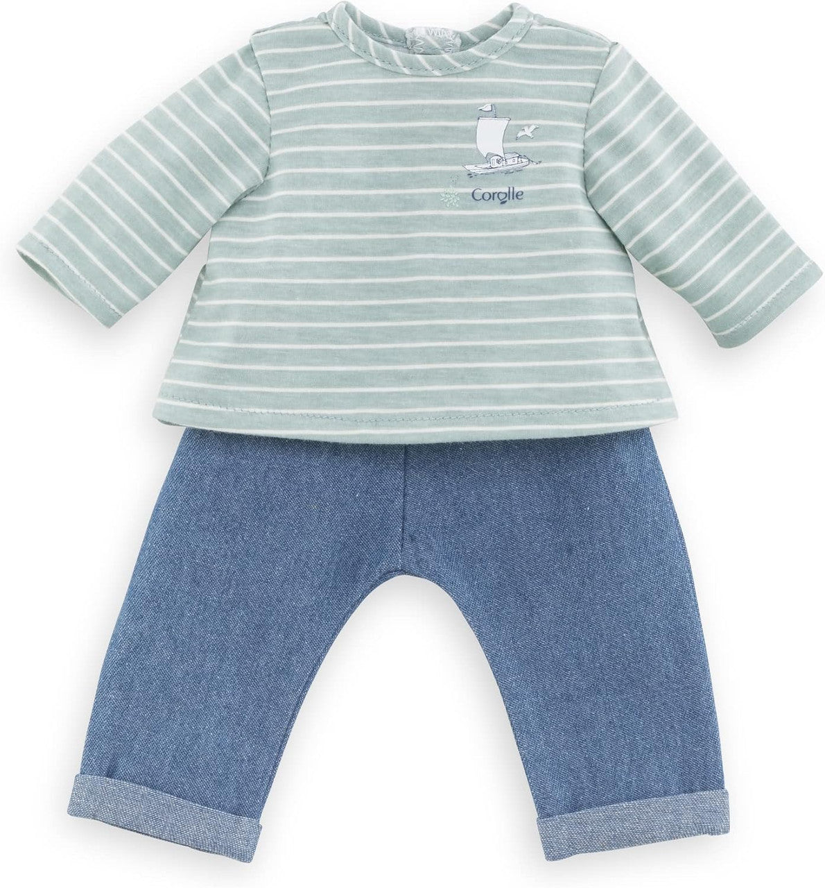 Corolle Mon Premier - Loire Riverside Pants and Striped T-shirt - 30cm