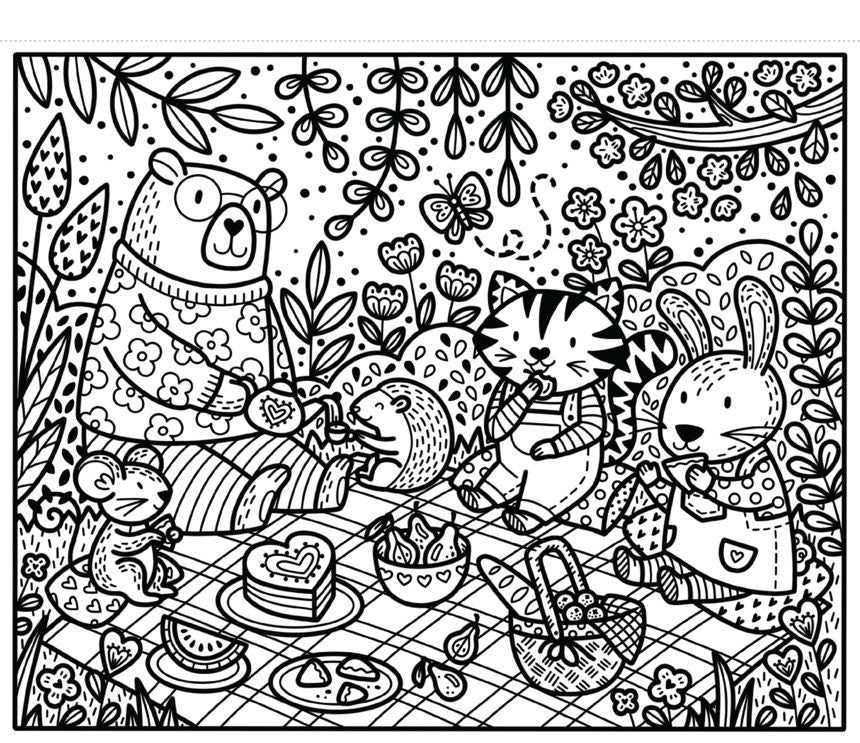 Usborne - Magic Painting Love, Hearts and Flowers