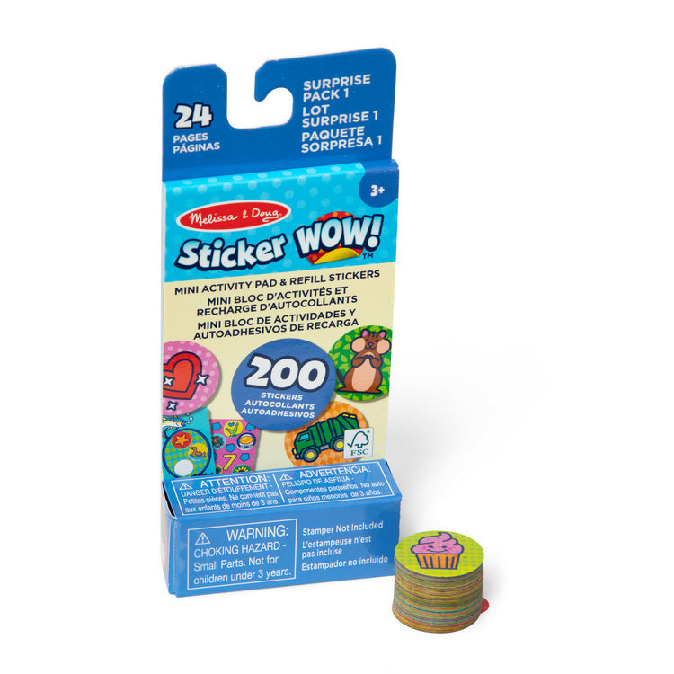 Melissa & Doug - Sticker WOW! Refill Stickers - Surprise Pack