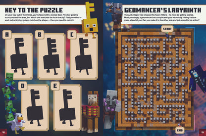 Minecraft Dungeons Sticker Book