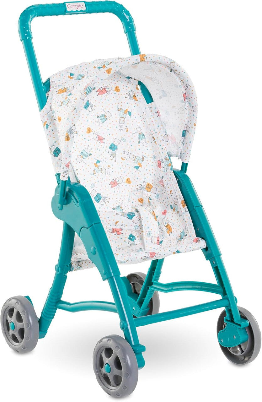 Corolle Mon Premier Poupon - Teal Stroller for 30cm Baby Dolls