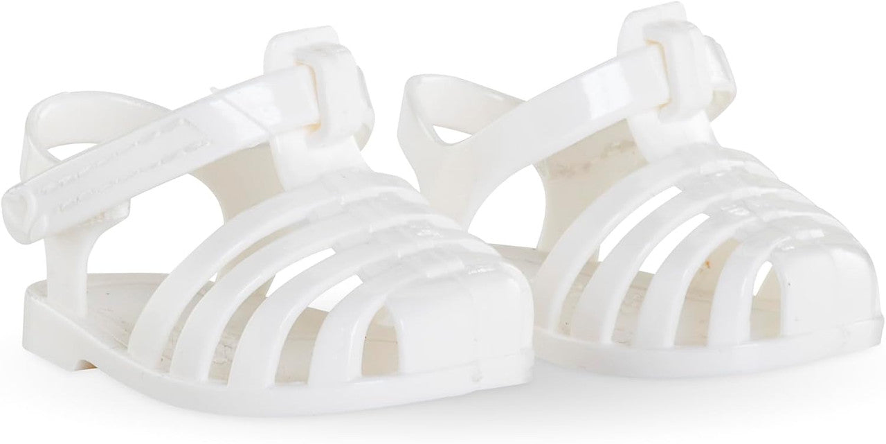 Mon Grand Poupon - White Sandals - 36cm