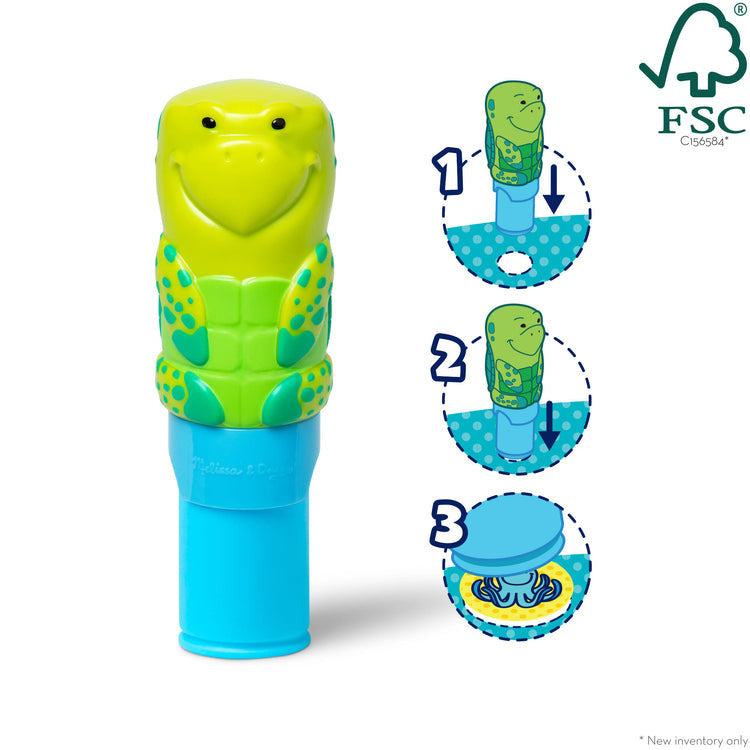 Melissa & Doug - Sticker WOW! Activity Pad Set - Sea Turtle