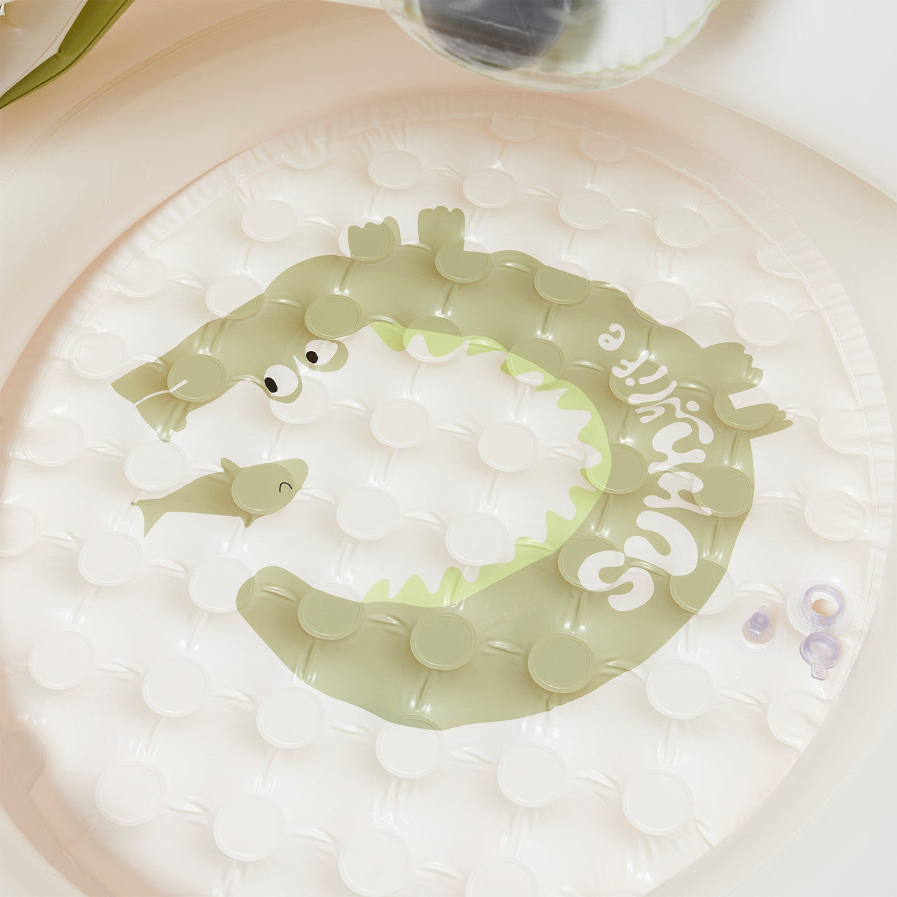 Sunnylife - Kids Inflatable Pool - Cookie the Croc Khaki
