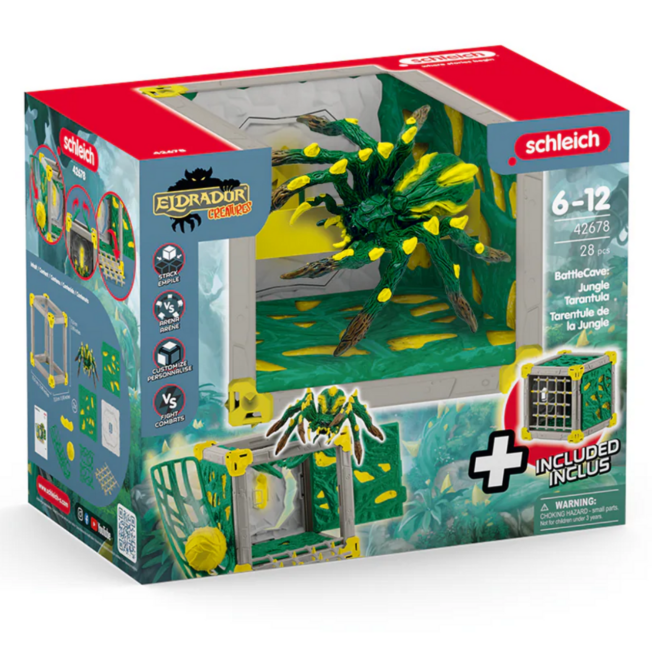 Schleich Eldrador - BattleCave Jungle Tarantula 72678