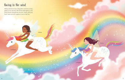 Usborne Sticker Dolly Dressing - Rainbow Unicorns