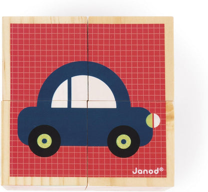 Janod My First Blocks Puzzle - Words