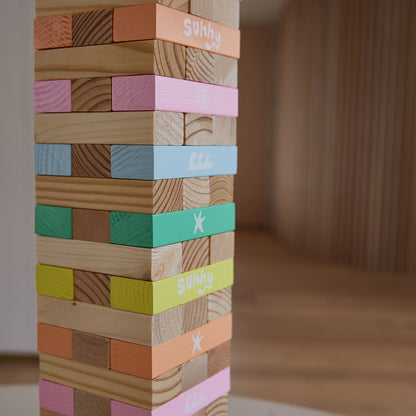Sunnylife - Giant Jumbling Tower - Pool Side Pastel Gelato