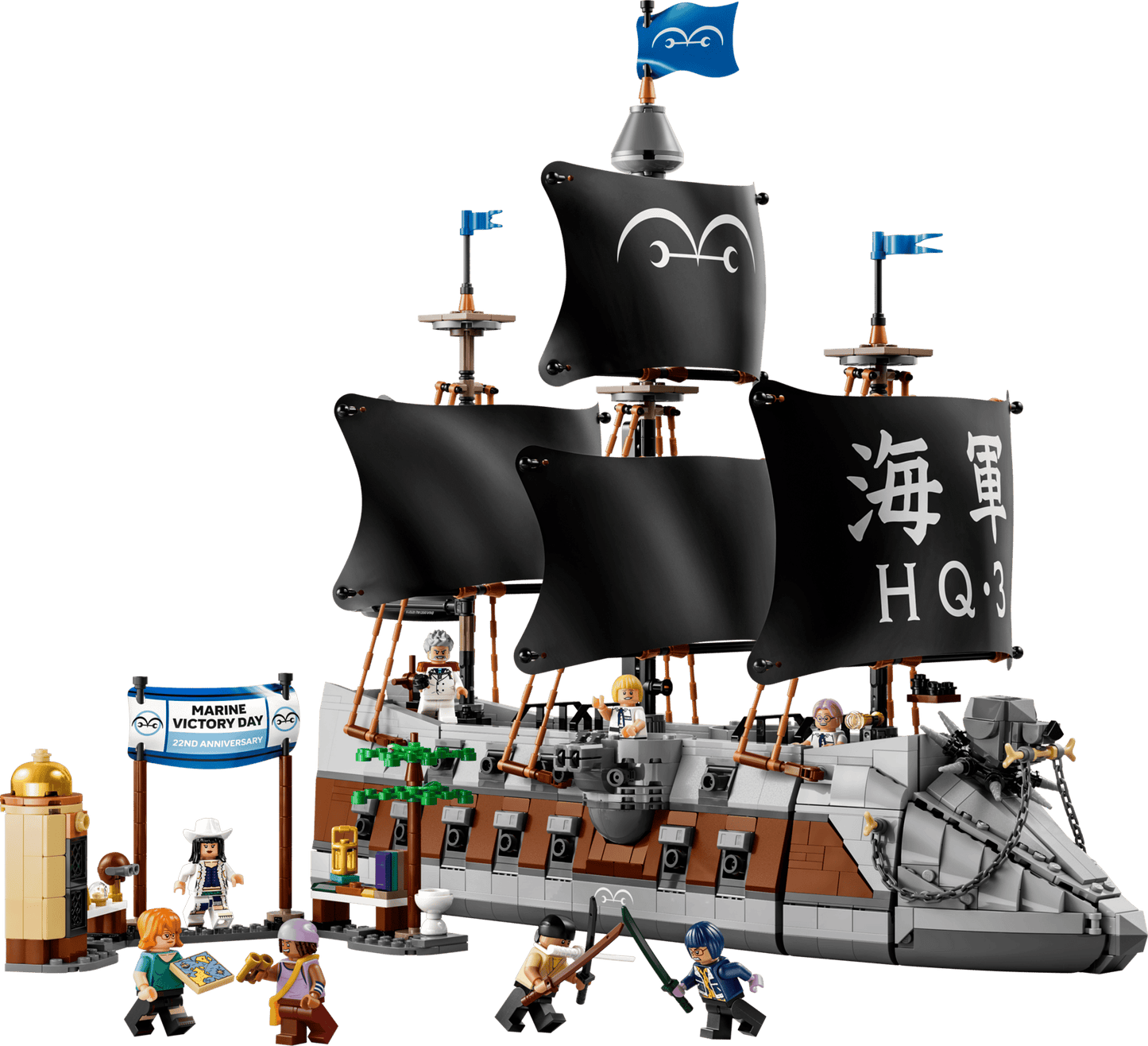LEGO® One Piece - Garp's Marine Battleship 75646