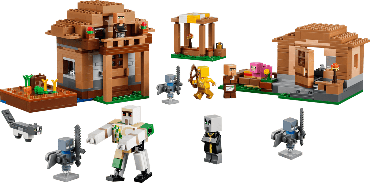 LEGO® Minecraft®- Evoker Village Attack 21596