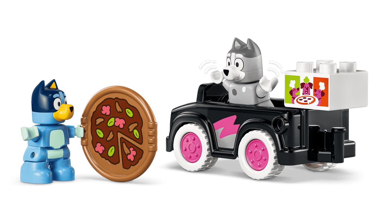 LEGO® DUPLO® Bluey - Pizza Girls with Muffin and Bluey 10469