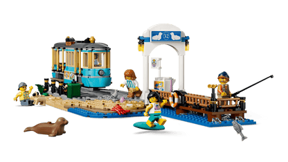 LEGO® City Classic Beach Streetcar - Train Toys 60506