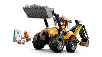 LEGO® City Yellow Backhoe Loader - Construction Toy 60480