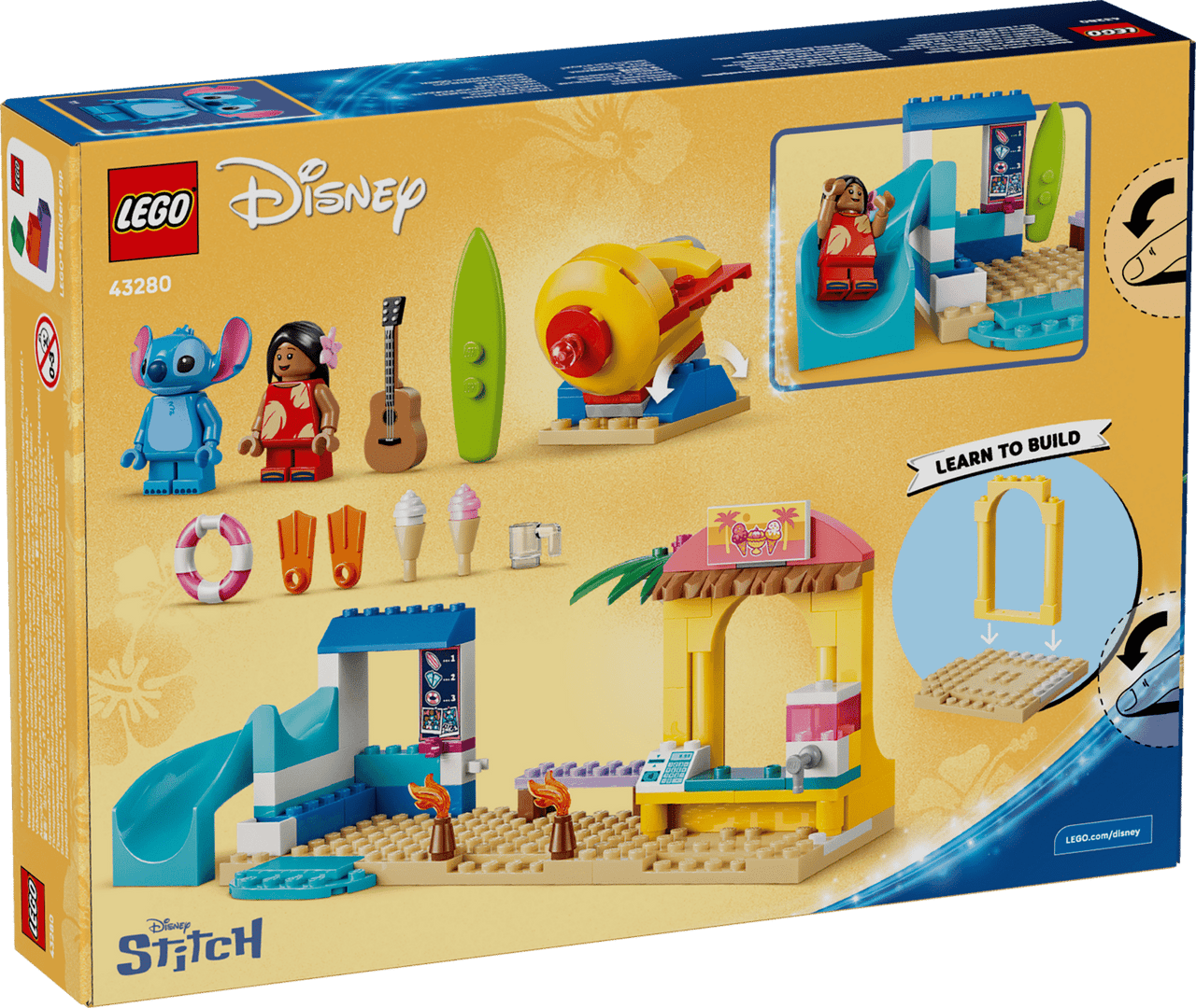 LEGO® Disney™ - Beach Fun with Lilo & Stitch 43280