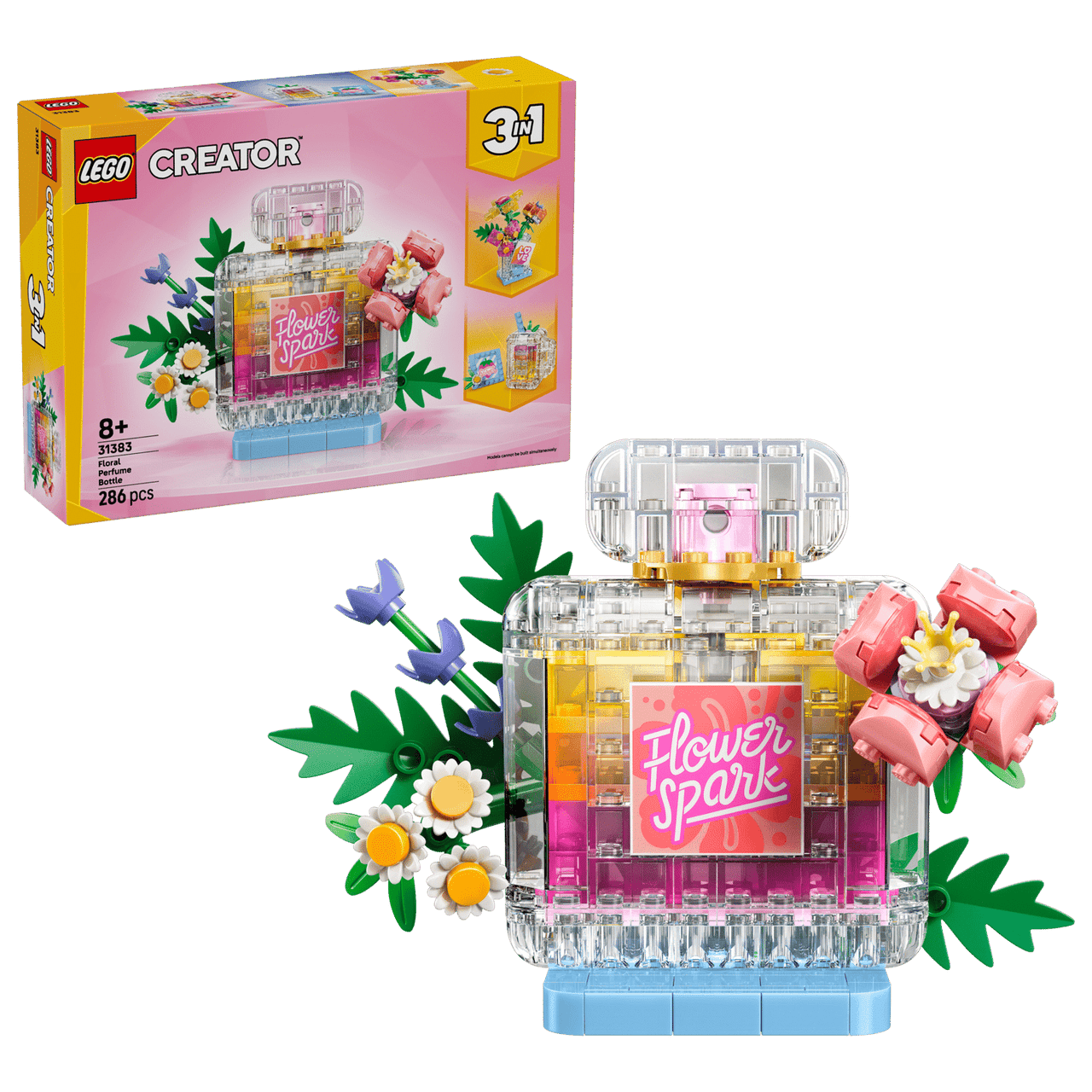 LEGO® Creator 3 in 1 - Floral Decor Perfume Bottle 31383