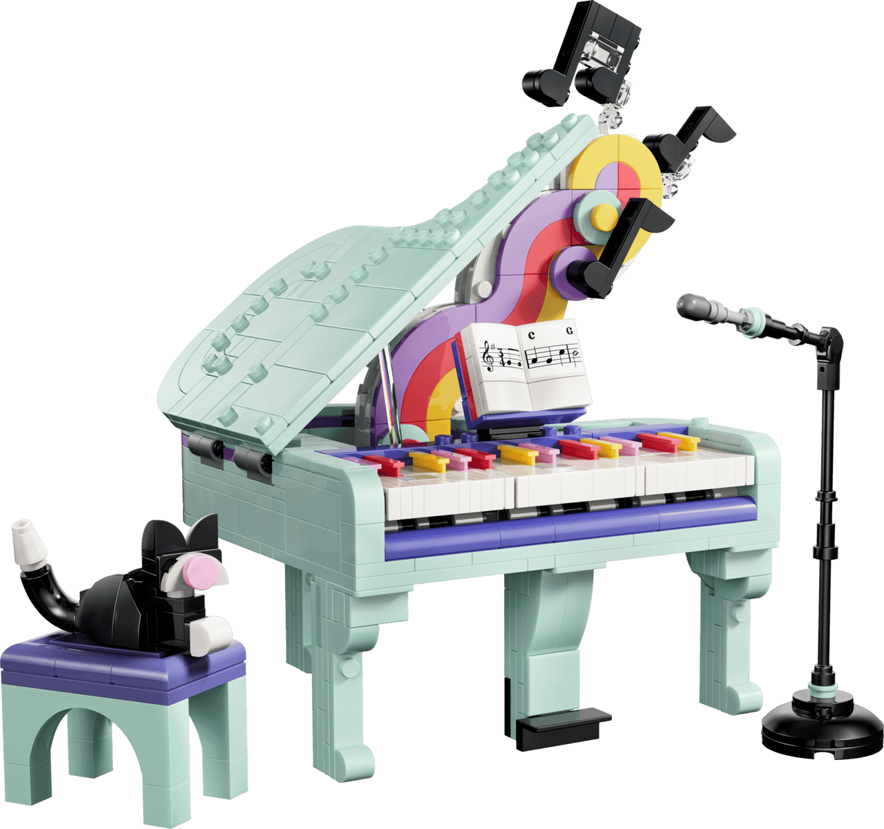 LEGO® Creator 3 in 1 - Music Decor Piano with Cat 31392