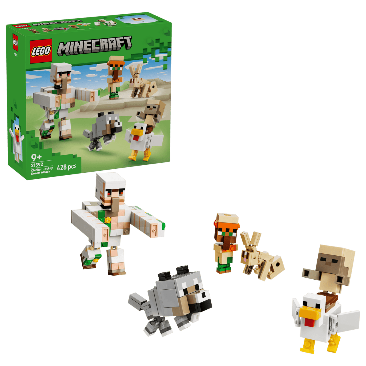 LEGO® Minecraft®- Chicken Jockey Desert Attack 21592