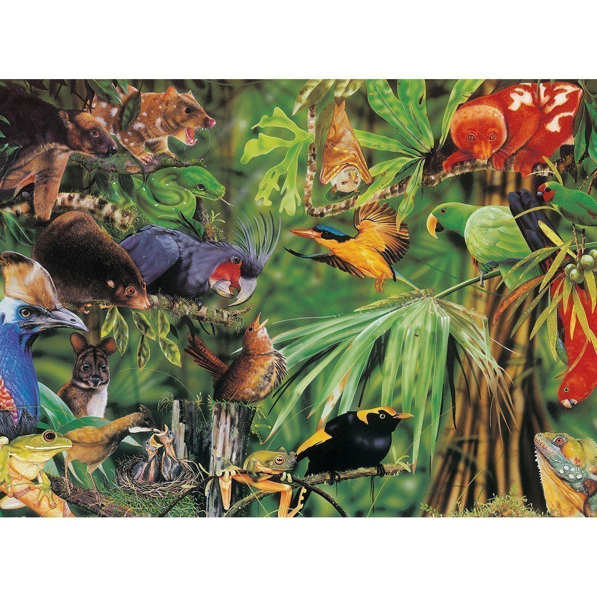 Blue Opal 150pc Puzzle - Magical Rainforest