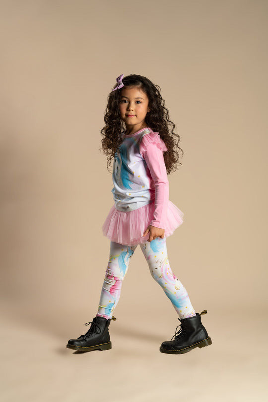 Blue Unicorn Long Sleeve T-Shirt