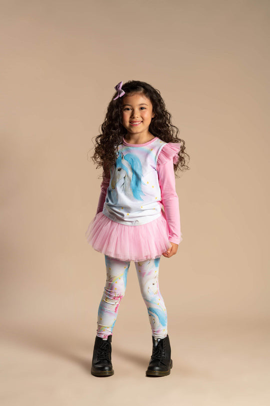Blue Unicorn Long Sleeve T-Shirt