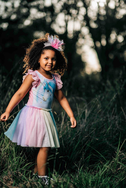 Blue Unicorn Singlet Circus Dress