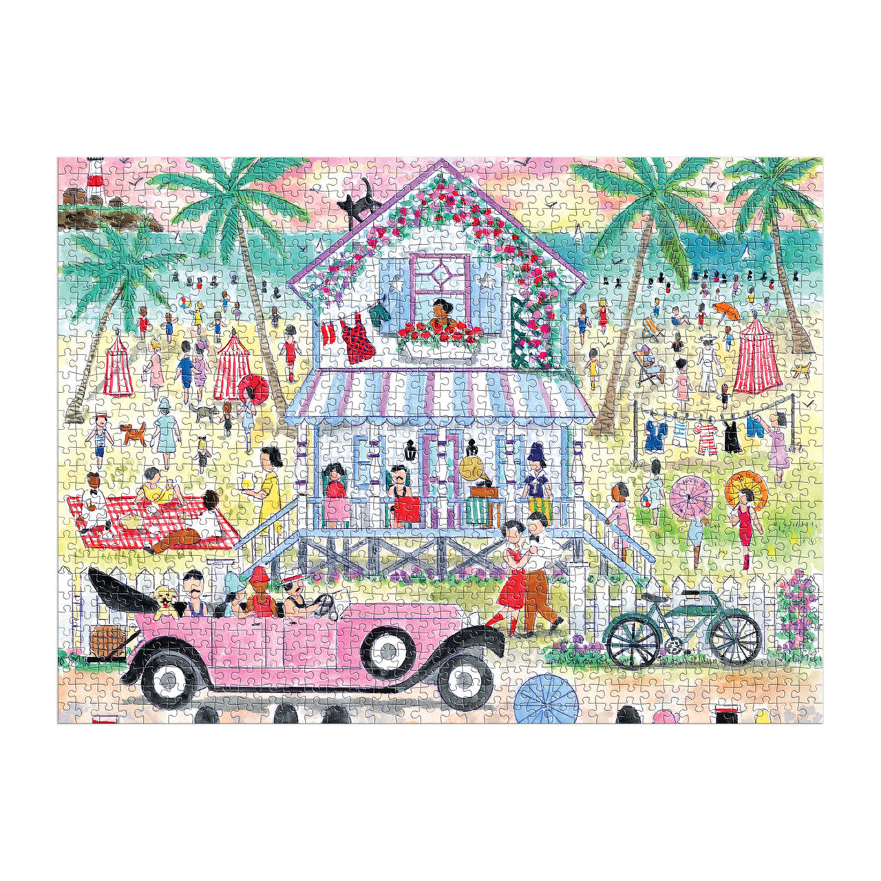 Galison 1000pc - Michael Storrings Roaring 20s Beach House Puzzle