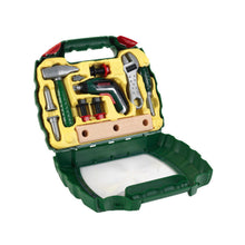 Theo Klein Bosch Mini Tool Case with Ixolino II cordless screwdriver and toy tools