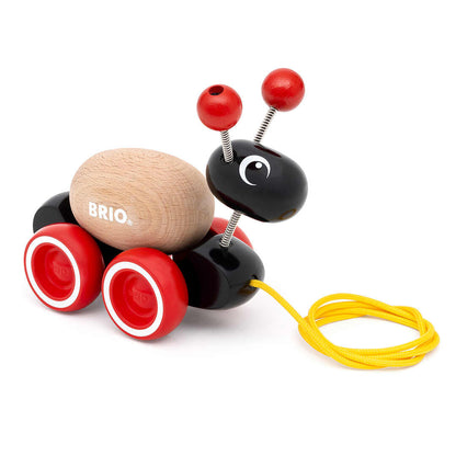 BRIO Toddler - Pull Along Ant with Rolling Egg