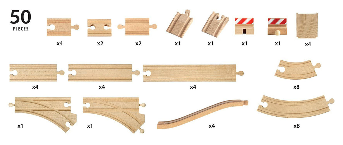 Brio - 50 Piece Track Set