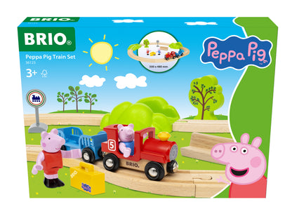 BRIO - Peppa Pig Train Set 18 pieces 36123