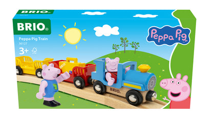 BRIO World Peppa Pig Train 36127 – Wooden Railway Toy 3+ Years
