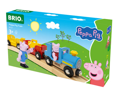 BRIO World Peppa Pig Train 36127 – Wooden Railway Toy 3+ Years