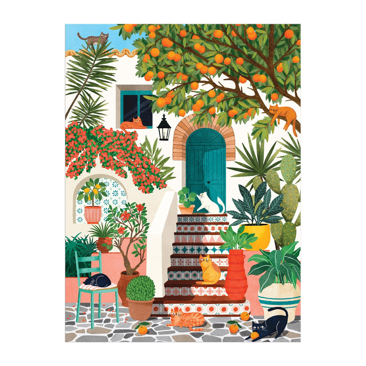 Galison 1000pc - Mediterranean Cats Puzzle