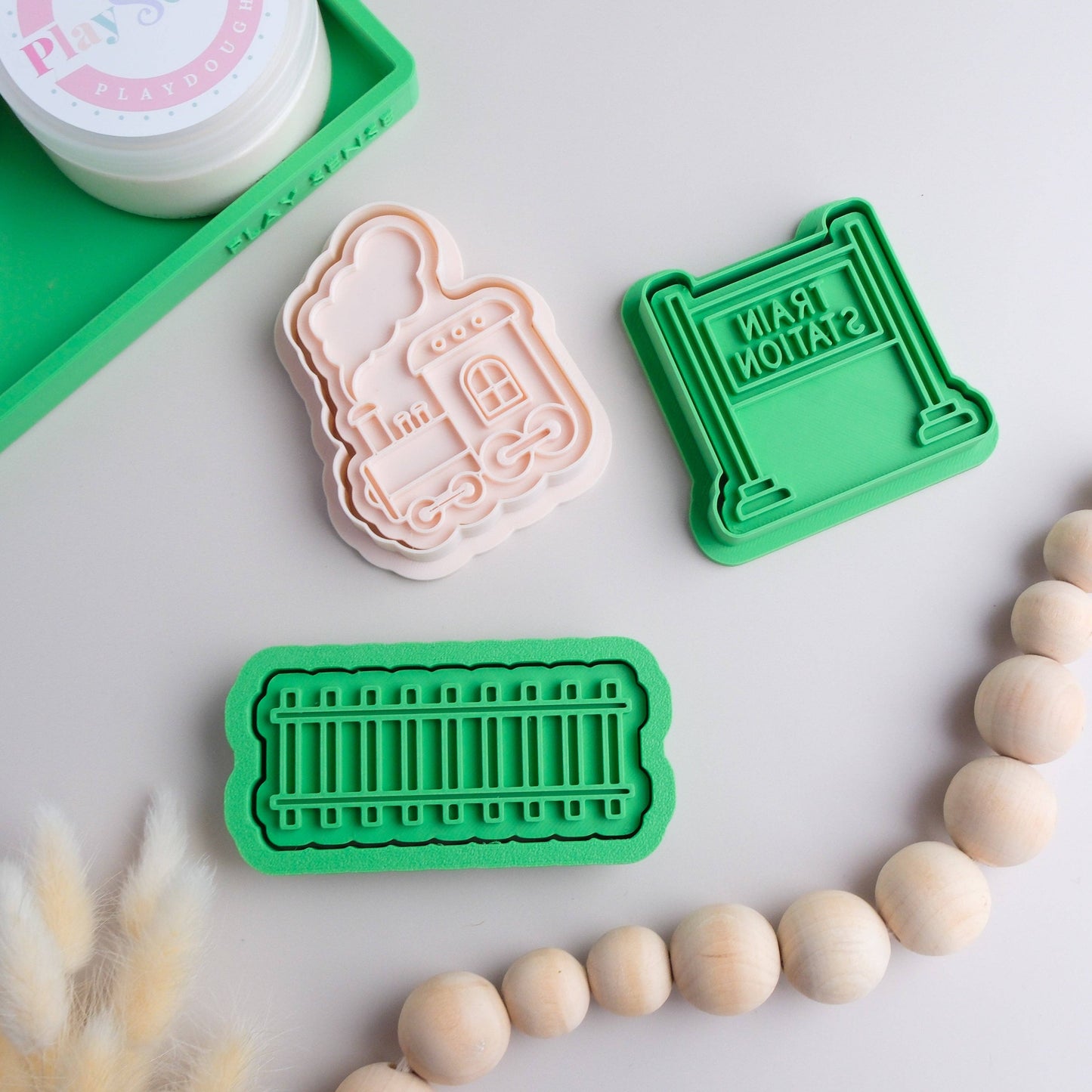 Play Sense - Eco Playdough Stamp | Steam Engine