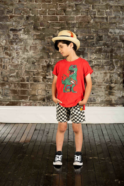 Rock Out Dino SS T-Shirt