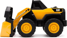 CAT Compact Steel Wheel Loader FR83427 12 inch construction toy with working loader arm and steel bucket