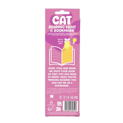 Gift Republic - Cat Reading Light & Bookmark