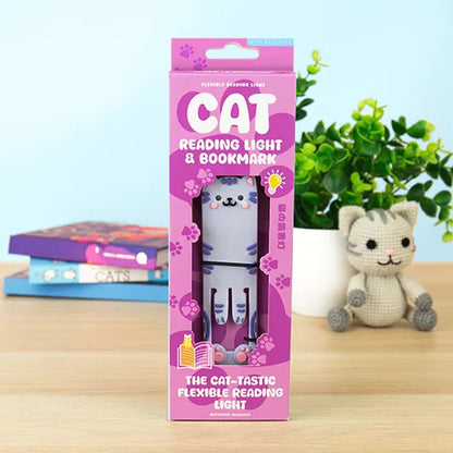 Gift Republic - Cat Reading Light & Bookmark