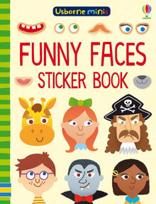 Usborne- Mini Books Funny Faces Sticker Book
