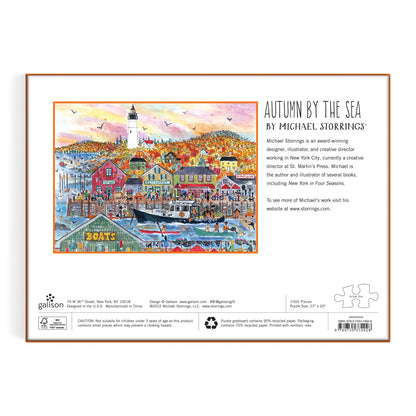 Galison 1000pc - Michael Storrings Autumn By the Sea Puzzle
