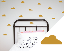 100 Percent Heart Wall Stickers Large - Clouds Gold