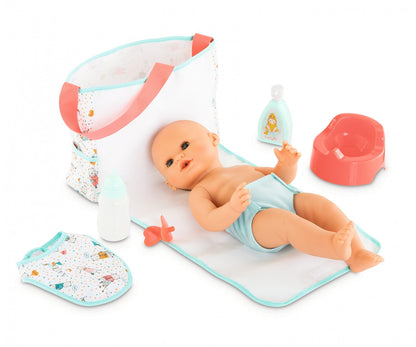 Corolle Mon Grand Poupon - Changing Bag & Accessories Set for 36/42cm Doll